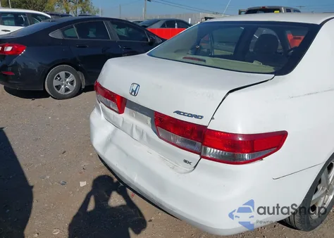 2003 Honda Accord 2.4 Ex z USA, uszkodzony, nr VIN 1HGCM56643A085807